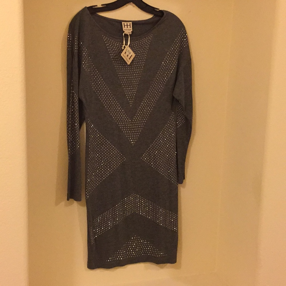 NWT Haute hippie Grey dress